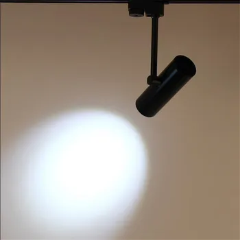  Светодиодная трековая лампа COB мощностью 12 Вт 15 Вт AC110-240V Потолочный прожектор Промышленное освещение магазина одежды