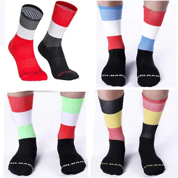  Высококачественные мужские и женские велосипедные носки Pro team, носки для горных велосипедов, дышащие носки для шоссейных велосипедов, спортивные гоночные носки, 002