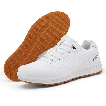  Новая модная водонепроницаемая женская мужская обувь для гольфа, легкие кроссовки для гольфа, уличная спортивная обувь, мужская обувь для гольфа