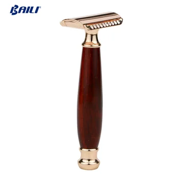  удобный инструмент для бритья парикмахера и деревянная бритва с бритвенной станцией