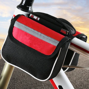  Сумки для передней трубки велосипеда Чехол для мобильного телефона Водонепроницаемое Седло MTB Велосипедная Сумка MTB Bag Pack Аксессуары для велосипедов